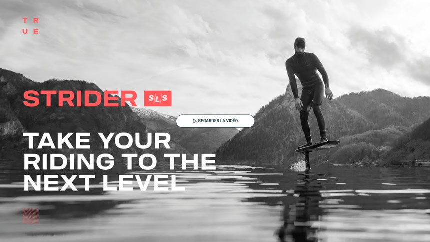 Voir la vidéo de la board Strider SLS de chez Duotone