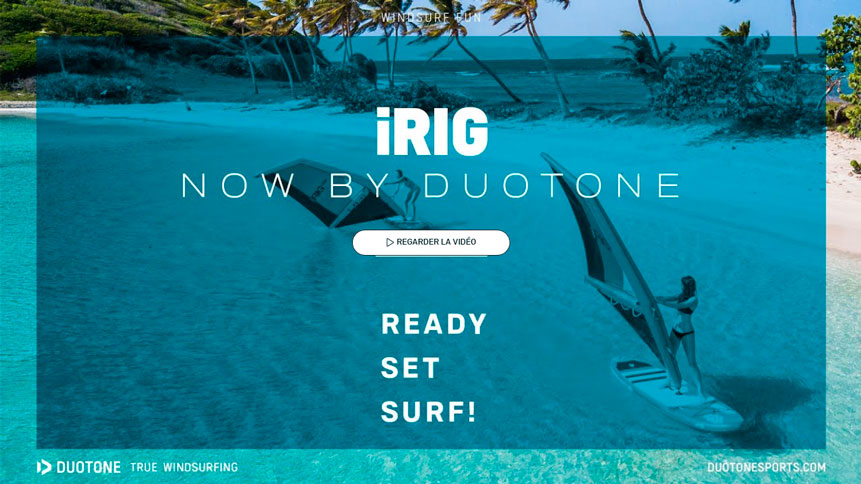 Vidéo de la voile gonflable iRig.One