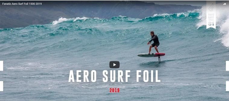 Vidéo du foil Aero de chez Fanatic