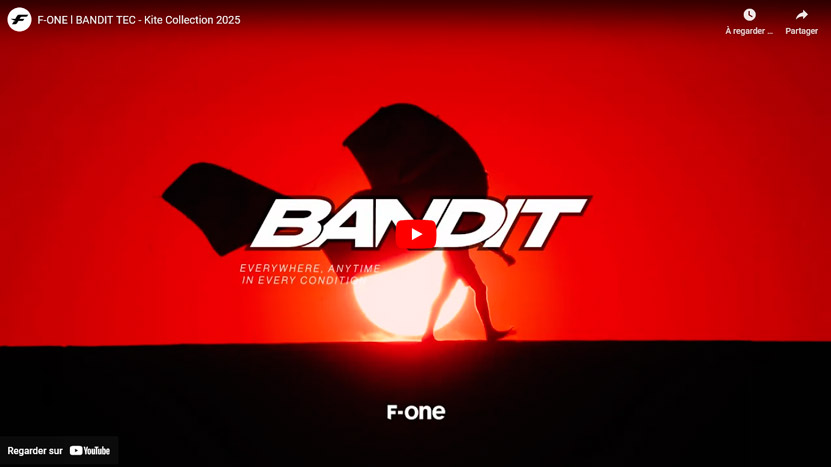 Vidéo de la Bandit XVII de chez F-One