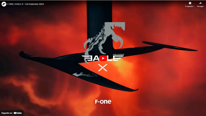 Vidéo du foil Eagle X UHM Carbon de chez F-One