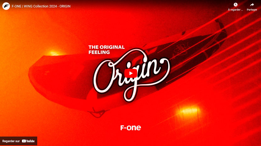 Vidéo de la Origin de chez F-One