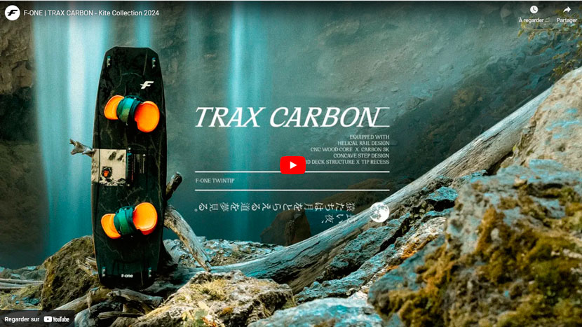 Vidéo de la Trax Carbon 2026 de chez F-One