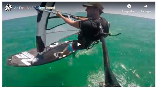 Vidéo Windfoil Bullet V1 de chez Zeeko